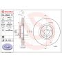 Brembo 09.C522.11 Premium Coated Vented Brake Rotor