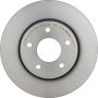 Brembo KT00547 Brembo ceramic brake pad and UV coated vented  brake disc kit