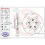 Brembo 09.C549.21 Premium Coated Vented Brake Rotor