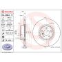 Brembo 09.C664.11 Premium Coated Vented Brake Rotor