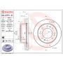 Brembo 09.C751.21 Premium Coated Vented Brake Rotor
