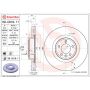 Brembo 09.C819.11 Premium Coated Vented Brake Rotor