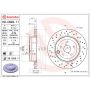 Brembo 09.C829.11 Premium Coated Vented Brake Rotor