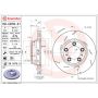 Brembo 09.C878.21 Premium Coated Vented Brake Rotor