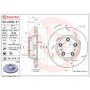 Brembo 09.C878.31 Premium Coated Vented Brake Rotor