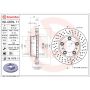 Brembo 09.C879.11 Premium Coated Vented Brake Rotor
