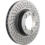 Brembo KT00732 Brembo ceramic brake pad and UV coated PVT drilled brake disc kit