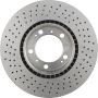 Brembo KT00732 Brembo ceramic brake pad and UV coated PVT drilled brake disc kit