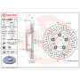 Brembo KT00732 Brembo ceramic brake pad and UV coated PVT drilled brake disc kit