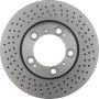 Brembo KT00732 Brembo ceramic brake pad and UV coated PVT drilled brake disc kit