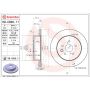 Brembo KT00682 Brembo ceramic brake pad and UV coated vented  brake disc kit