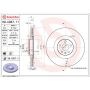 Brembo 09.C937.11 Premium Coated Vented Brake Rotor