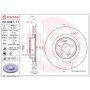 Brembo 09.D027.11 Premium Coated Vented Brake Rotor
