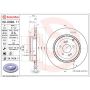 Brembo 09.D028.11 Premium Coated Vented Brake Rotor