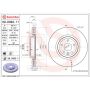 Brembo 09.D063.11 Premium Coated Vented Brake Rotor