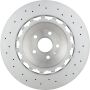 Brembo 09.D174.33 Premium Dual Cast Vented Drilled/Grooved UV Coated Brake Rotor