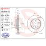 Brembo 09.D208.11 Premium Coated Vented Brake Rotor