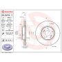 Brembo 09.D219.11 Premium Coated Vented Brake Rotor