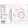 Brembo 09.D229.11 Premium Coated Vented Brake Rotor