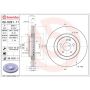 Brembo 09.D231.11 Premium Coated Vented Brake Rotor