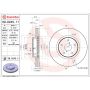 Brembo 09.D245.11 Premium Coated Vented Brake Rotor