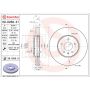 Brembo 09.D269.21 Premium Coated Vented Brake Rotor