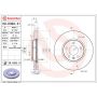 Brembo 09.D392.21 Premium Coated Vented Brake Rotor