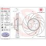 Brembo 09.D524.13 Premium UV Coated Co-Cast Brake Rotor