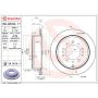Brembo KT00561 Brembo ceramic brake pad and UV coated vented  brake disc kit