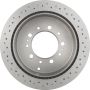 Brembo 09.D618.1X Premium UV Coated Xtra Cross Drilled Brake Rotor