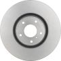 Brembo KT00A28 Brembo ceramic brake pad and UV coated vented  brake disc kit