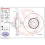 Brembo 09.D725.11 Premium Coated Vented Brake Rotor
