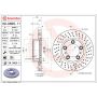 Brembo 09.D805.11 Premium Coated Vented Brake Rotor