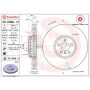Brembo 09.D896.13 Premium Vented Composite Brake Rotor