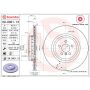 Brembo 09.D901.13 Premium Vented Composite Brake Rotor