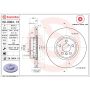 Brembo KT04356 Brembo low-met brake pad and composite vented  brake disc kit