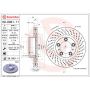 Brembo 09.D931.11 Premium Coated Vented Brake Rotor