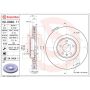 Brembo 09.D936.11 Premium Coated Vented Brake Rotor