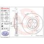 Brembo 09.D937.11 Premium Coated Vented Brake Rotor