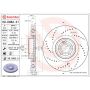 Brembo 09.D982.21 Premium Coated Vented Brake Rotor