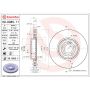 Brembo 09.D985.11 Premium Coated Vented Brake Rotor