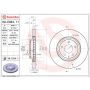 Brembo 09.E034.11 Premium Coated Vented Brake Rotor