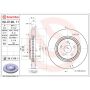 Brembo 09.E126.11 Premium Coated Vented Brake Rotor