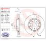 Brembo 09.E127.11 Premium Coated Vented Brake Rotor