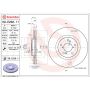 Brembo 09.E236.11 Premium Coated Vented Brake Rotor