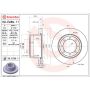 Brembo 09.E289.11 Premium Coated Vented Brake Rotor