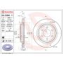 Brembo 09.E293.11 Premium Coated Vented Brake Rotor