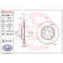 Brembo 09.E496.11 Premium Coated Vented Brake Rotor