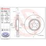 Brembo 09.E522.11 Premium Coated Vented Brake Rotor