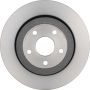 Brembo KT04348 Brembo low-met brake pad and UV coated vented  brake disc kit